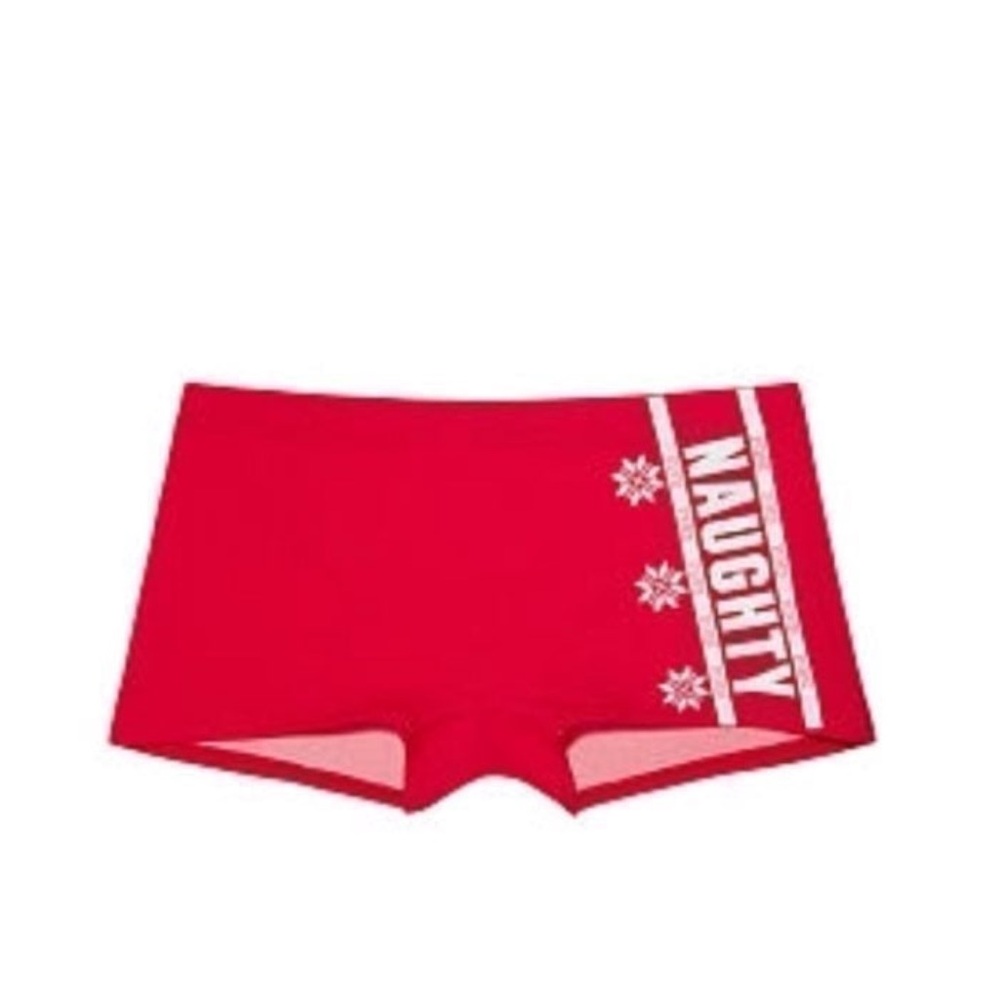 VS PINK Cotton Boyshort “Naughty”  Small